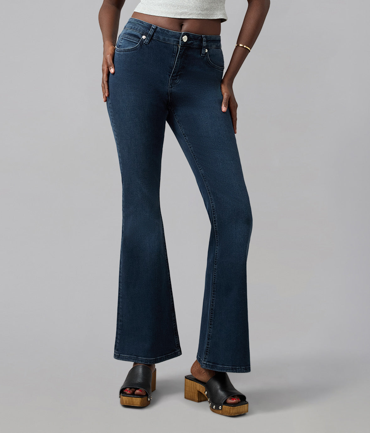 ALICE-SDB High Rise Flare Jeans 32" Inseam