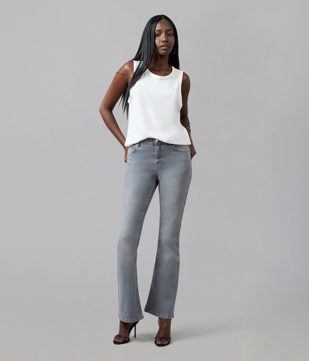BILLIE-WI High Rise Bootcut Jeans 31" Inseam