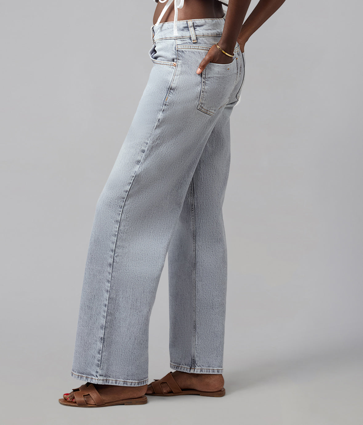 MIRO-MON Mid Rise Comfort Straight Jeans 31" Inseam