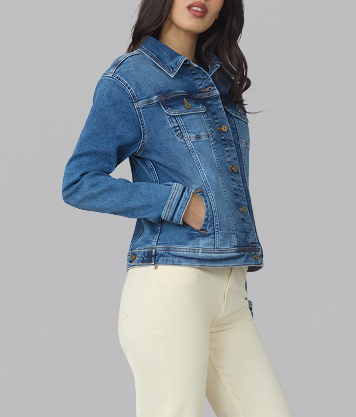 GABRIELLA-DB Classic Denim Jacket