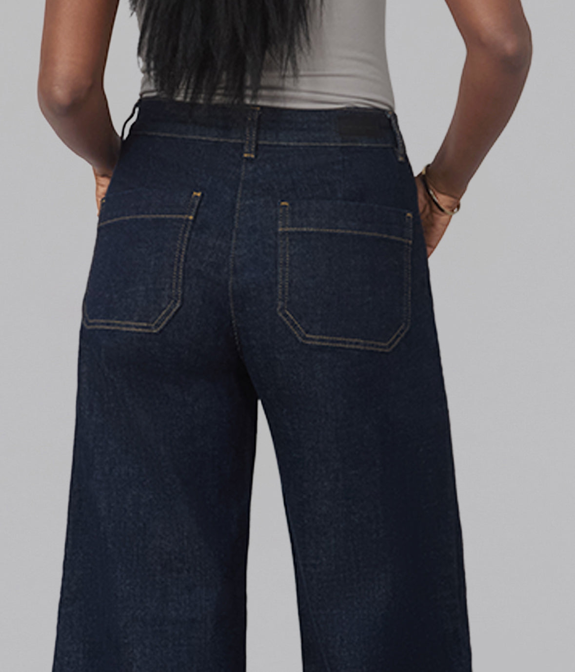 MILAN-DRW Ultra High Rise Wide Leg Jeans