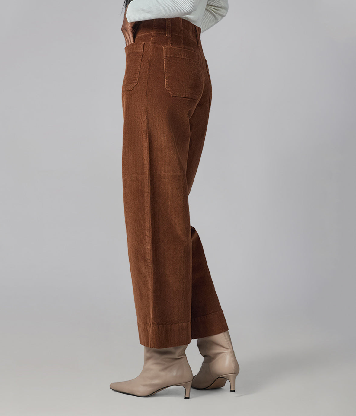 COLETTE-BB High Rise Wide Leg Cord