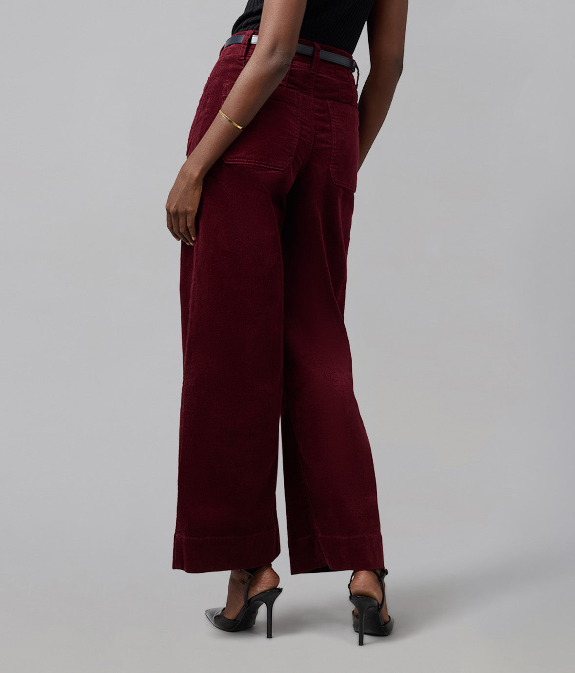 COLETTE-SR High Rise Wide Leg Cord