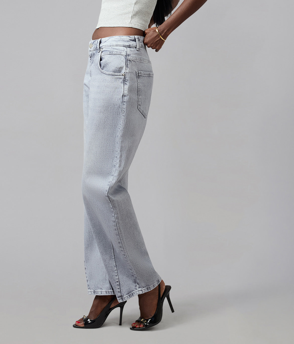 LENNOX-MON High Rise Barrel Jeans 30" Inseam