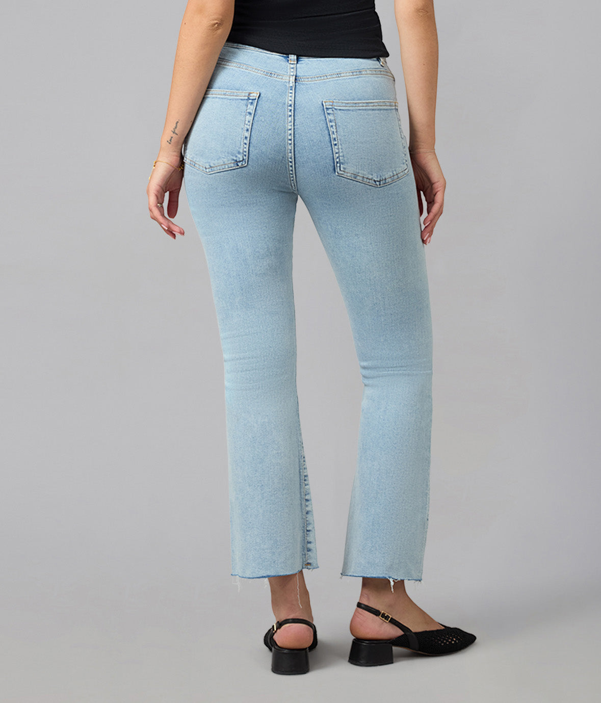BILLIE-TD High Rise Bootcut Jeans  28" Inseam