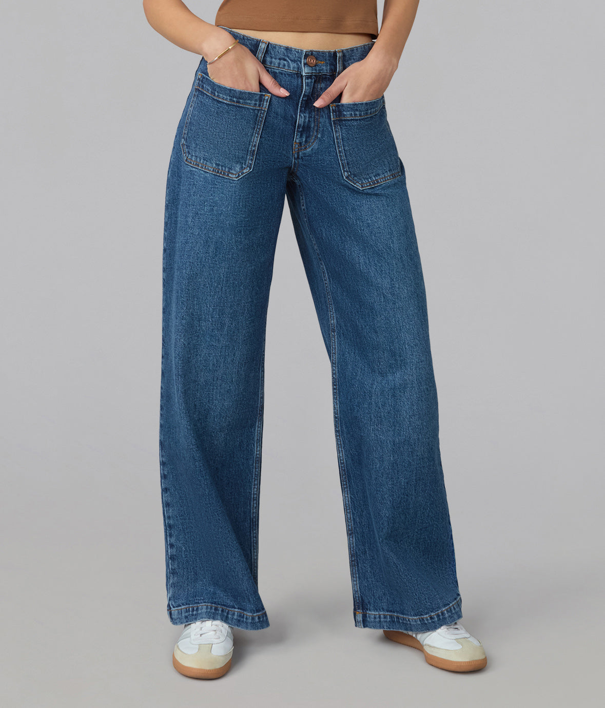 COLETTE-HI High Rise Wide Leg Jeans