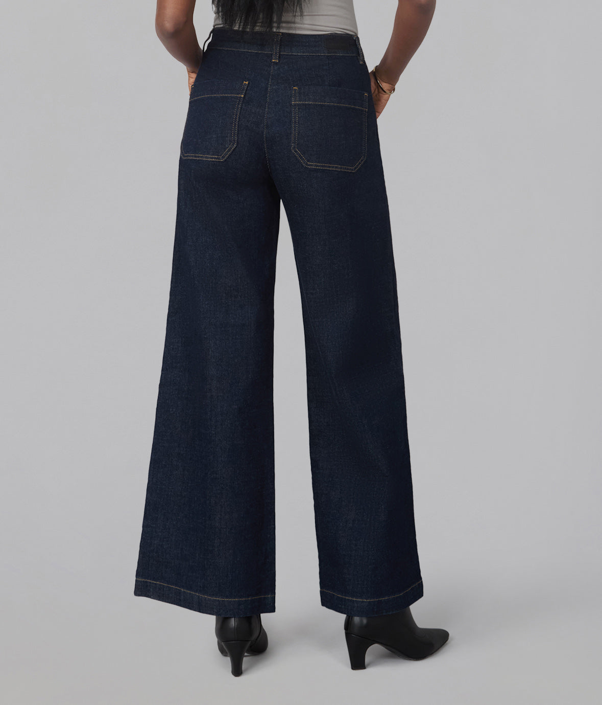 MILAN-DRW Ultra High Rise Wide Leg Jeans