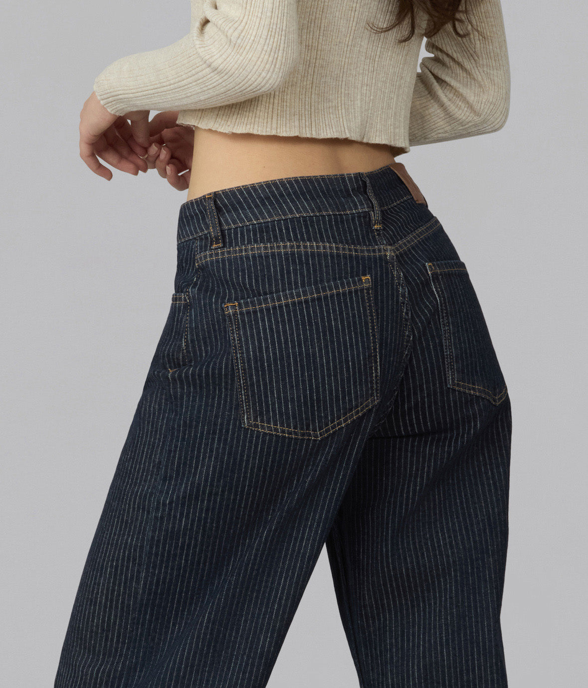 COLETTE-PSB High Rise Wide Leg Jeans 30" Inseam