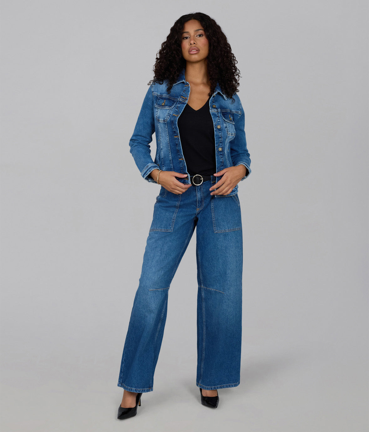 GABRIELLA-DB Classic Denim Jacket